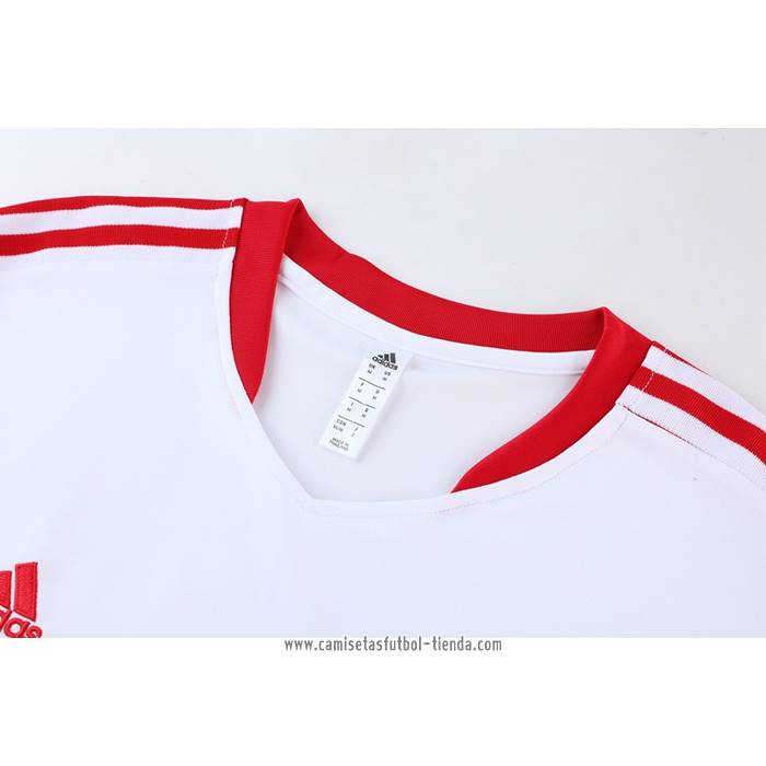 Chandal del Manchester United 2023 2024 Manga Corta Blanco